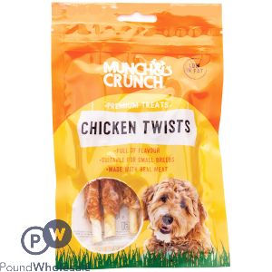Munch & Crunch Chicken Twists Dog Treats 60g