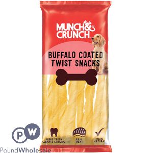 Munch & Crunch Buffalo-Coated Twist Dog Snacks