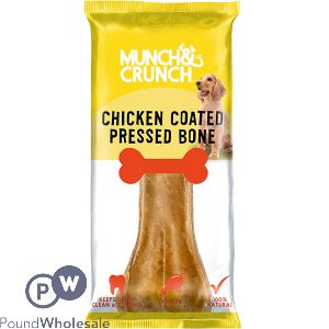 Munch & Crunch Chicken-coated Pressed Dog Bone