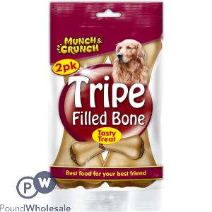 Munch & Crunch Tripe Filled Bone 2 Pack