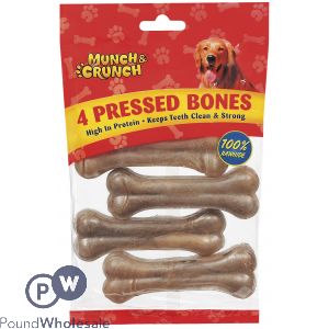 Munch &amp; Crunch Natural Pressed Bones 3 Pack