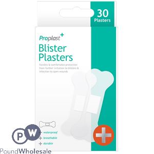 Proplast Blister Plasters 30 Pack