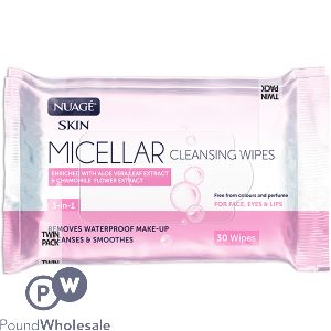 Nuage Micellar Cleansing 30 Wipes Twin Pack