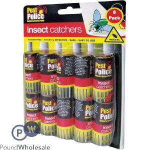 Pest Police Insect Catchers 8 Pack
