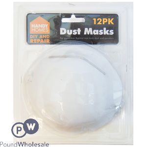 Handy Homes Dust Masks 12 Pack