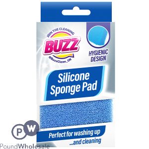 Buzz Blue Silicone Sponge Pad