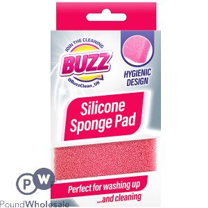 Buzz Pink Silicone Sponge Pad
