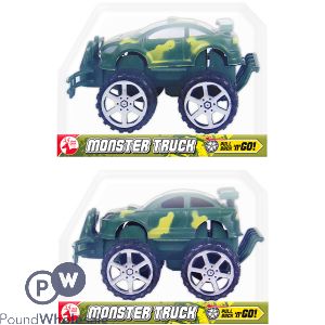 Red Deer Toys Camo Monster Truck Assorted
