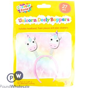 Creator Zone Make Your Own Unicorn Deely Boppers 27pc