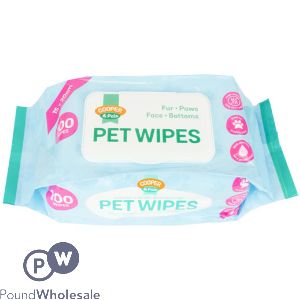 Cooper & Pals Aloe Vera Pet Wipes 100 Pack