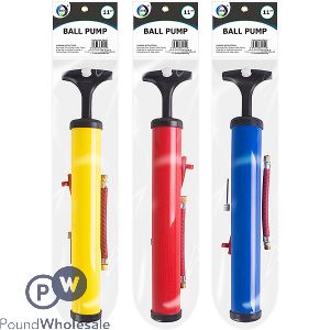 DID Ball Pump Assorted Colours 11"