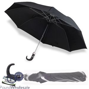 DID Men's Black U-Shaped Umbrella