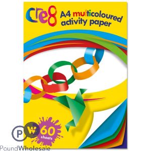 Cre8 A4 Multi-coloured Activity Paper 