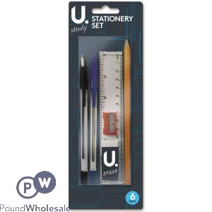 U. Stationery Set 6pc