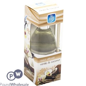 Pan Aroma Vanilla &amp; Coconut Dome Reed Diffuser 50ml CDU