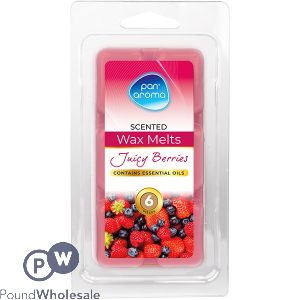 Pan Aroma Juicy Berries Scented Wax Melts 6 Pack