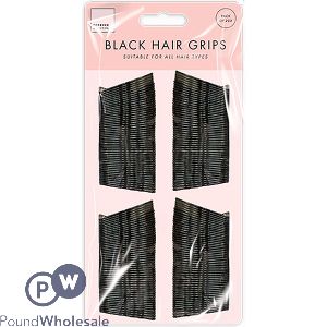 Forever Beautiful Black Hair Grips 200 Pack