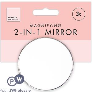 Forever Beautiful 3X Magnifying 2-in-1 Makeup Mirror