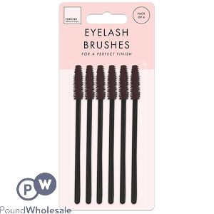 Forever Beautiful Plastic Eyelash Brush 6 Pack