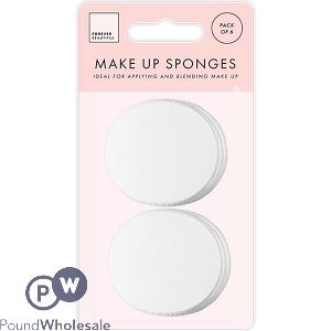 Forever Beautiful Round Makeup Sponge 6 Pack