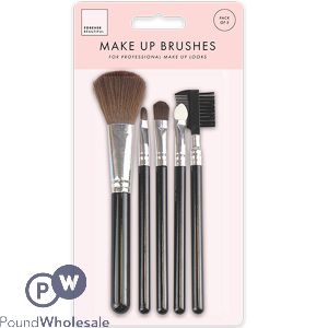 Forever Beautiful Makeup Brush Set 5 Pack