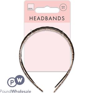 Forever Beautiful Wave Effect Headband 2 Pack