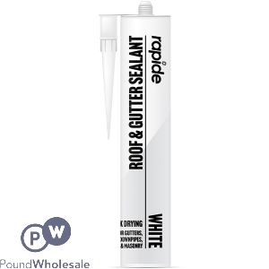 Rapide Roof & Gutter White Sealant Cartridge 260ml