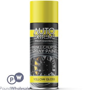 Auto Extreme Professional Yellow Gloss Brake Caliper Spray Paint 400ml