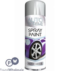 Auto Extreme Silver Wheel Spray Paint 250ml