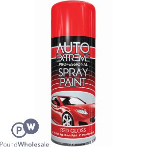 Auto Extreme Professional Red Gloss Spray Paint 400ml