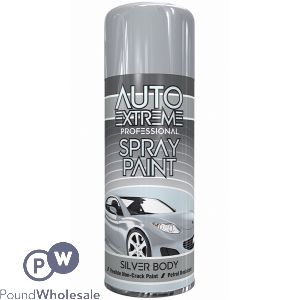 Auto Extreme Professional Silver Body Spray Paint 400ml