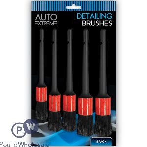 Auto Extreme Car Detailing Brush Set 5 Pack