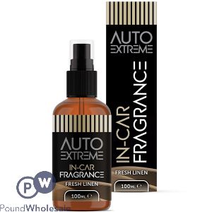 Auto Extreme Fresh Linen In-car Fragrance Air Freshener Spray 100ml