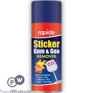 Rapide Sticker Gum & Goo Remover Spray 250ml