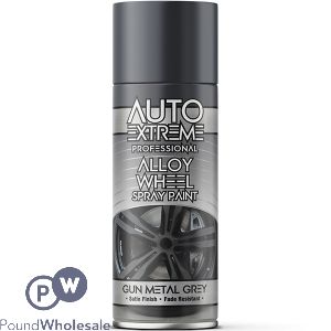 Auto Extreme Professional Gun Metal Grey Alloy Wheel Spray Paint 400ml