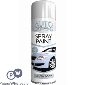 Auto Extreme Automotive Silver Spray Paint 250ml