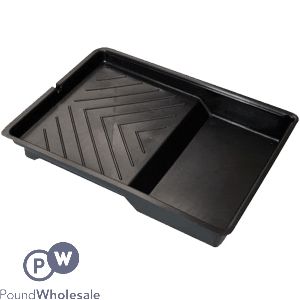 Charles Bentley Black Plastic Paint Roller Tray 9"