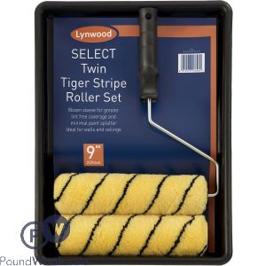 9" Tiger Stripe Roller Twin Sleeve