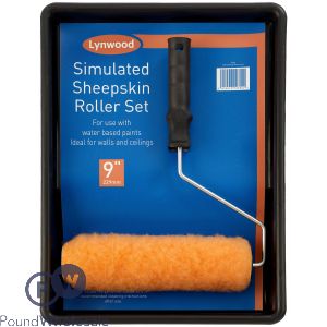 Lynwood Simulated Sheepskin Roller Set 9"