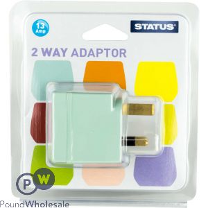 Status 2 Way Adaptor 13amp