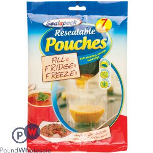 Sealapack Resealable Pouches 7 Pack