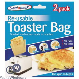 Sealapack Re-Usable Toaster Bag 2 Pack