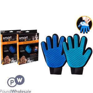 Smart Choice Pet Deshedding Grooming Glove Assorted Colours