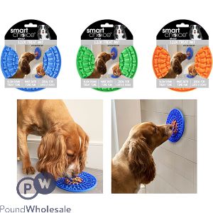 Smart Choice Suction Lick Matt &amp; Slow Feeder For Dogs Assorted Colours