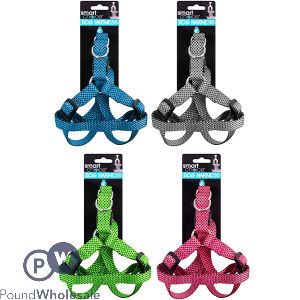 Smart Choice Polyester Dog Harness 27cm-45cm Assorted Colours