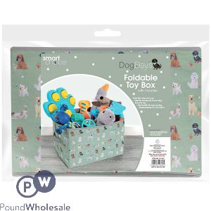 Smart Choice Dog Days Foldable Toy Box 37cm X 25cm X 25cm