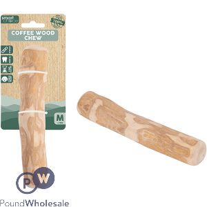 Smart Choice 100% Natural Coffee Wood Dog Stick Medium