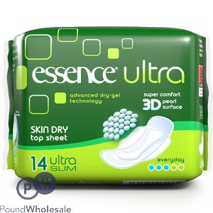 Essence Ultra Slim Everyday Sanitary Pads 14 Pack