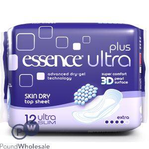 Essence Ultra Plus Sanitary Pads 12 Pack