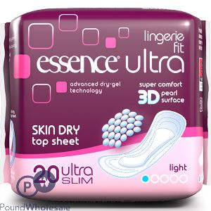 Essence Ultra Slim Lingerie Fit Sanitary Pads 20 Pack